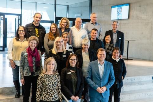 OB Salomo mit geehrten Mitarbeitenden OB Salomo mit geehrten Mitarbeitenden