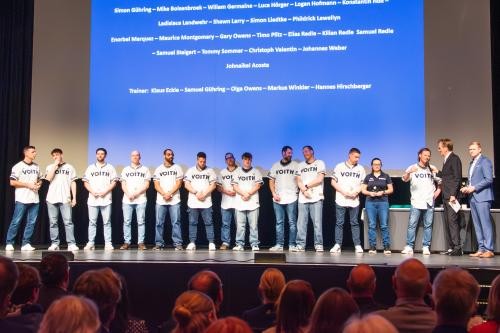 Goldstatuette für die Heidenheim Heideköpfe, Foto: Stadt Heidenheim Goldstatuette für die Heidenheim Heideköpfe, Foto: Stadt Heidenheim