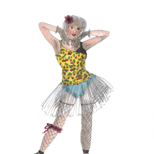 Kostüme sehen in etwa so aus (Kostümentwurf von Claudia Pernigotti, Kostümbildnerin Madama Butterfly)