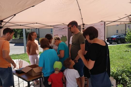 Oststadtrallye am Tag der StBauF - Ausstellung Sanierungsgebiet