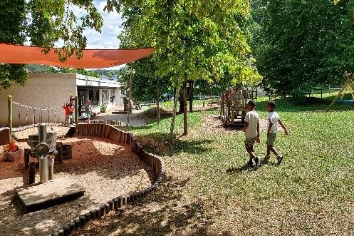 Außenansicht Kindergarten Hölderlinstraße